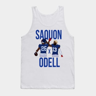 Saquon Barkley and Odell Beckham Jr 'Saquon x Odell' - New York Giants Tank Top